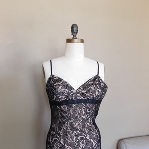 BCBGMAXAZRIA Black Lace Cocktail Dres